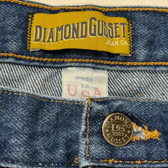 Diamond Gusset Blue Jeans Mens 42 x 30 NWT Stonewash Regular Western Denim USA - Picture 7 of 16